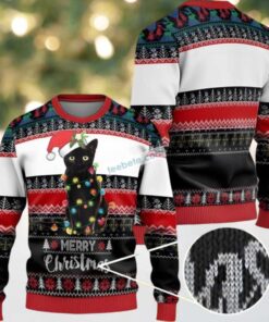 Santa Cat Merry Christmas Most Ugly Christmas Sweater