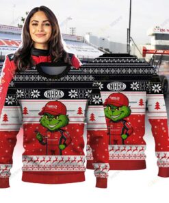 Scrappers Racing × Grinch Top Fuel Ugly Christmas Sweater NHRA