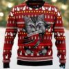 Skull Cat Ugly Christmas Sweater Skull Cat Ugly Christmas Sweater