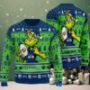 Seattle Seahawks Grinch With Beer Ugly Christmas Sweater