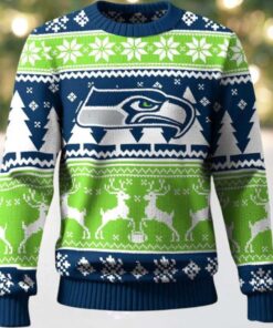Seattle Seahawks Ugly Christmas Sweater For NFL Holiday Parties