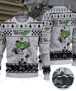 SixtySeven Racing Team Husqvarna × Grinch Ugly Christmas Sweater