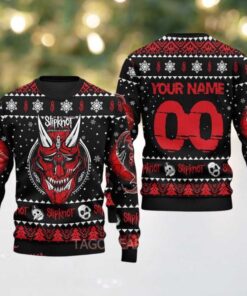Slipknot Atennas To Hell Rock Band Personalized Xmas Holiday Gift For Fans Ugly Christmas Sweater