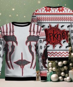 Slipknot Band Joey Jordison Face Mask Xmas Gift Knitted Ugly Christmas Sweater
