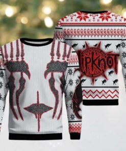 Slipknot Band Joey Jordison Face Mask Xmas Gift Knitted Ugly Christmas Sweater