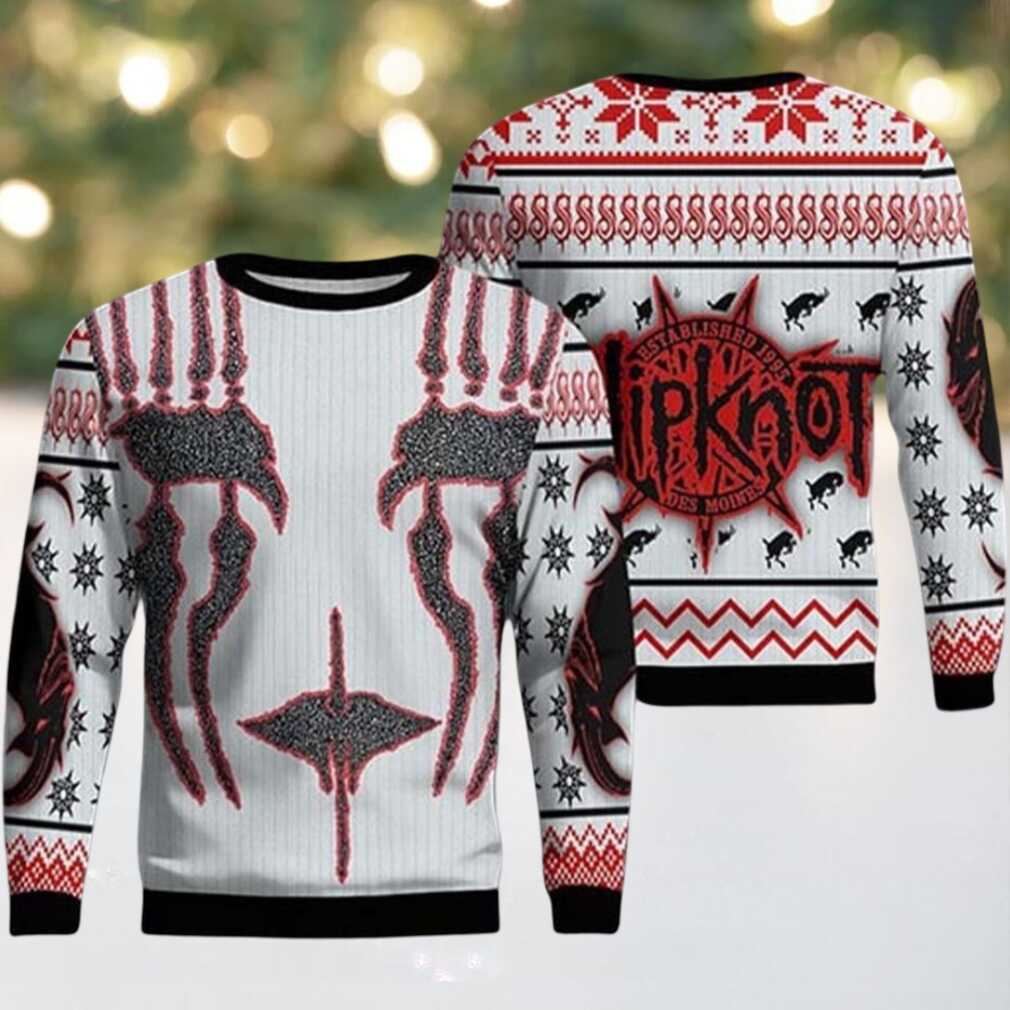 Slipknot Band Joey Jordison Face Mask Xmas Gift Knitted Ugly Christmas Sweater Slipknot Band Joey Jordison Face Mask Xmas Gift Knitted Ugly Christmas Sweater