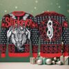 In Flames In Santa We Trust Big Logo Bravado Holiday Christmas Sweater