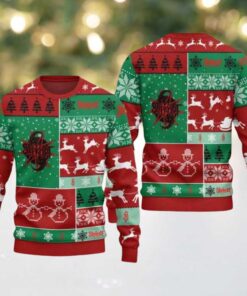 Slipknot Tribal S Logo Checker Board Pattern Holiday Vintage Ugly Christmas Sweater