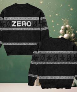 Smashing Pumpkins Zero Holiday Black Ugly Christmas Sweater