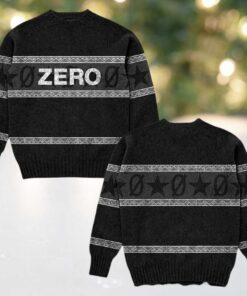 Smashing Pumpkins Zero Holiday Black Ugly Christmas Sweater