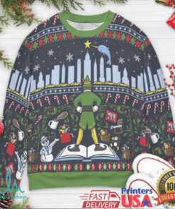 Smiling Is My Favorite Ugly Christmas Sweatshirt