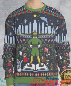 Smiling Is My Favorite Ugly Christmas Sweatshirt