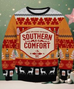 Southern Comfort Whiskey Ugly Christmas Sweater 2025