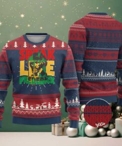 Speak Like Frederick Douglass Ugly Christmas Sweater Black History Month