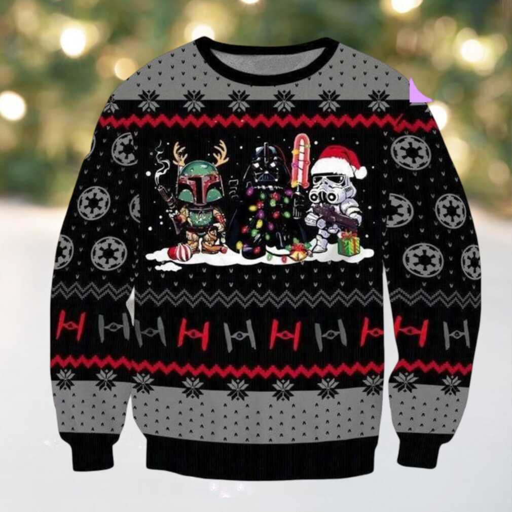 Star Wars Chibi Xmas 3d Ugly Christmas Sweater Star Wars Chibi Xmas 3d Ugly Christmas Sweater
