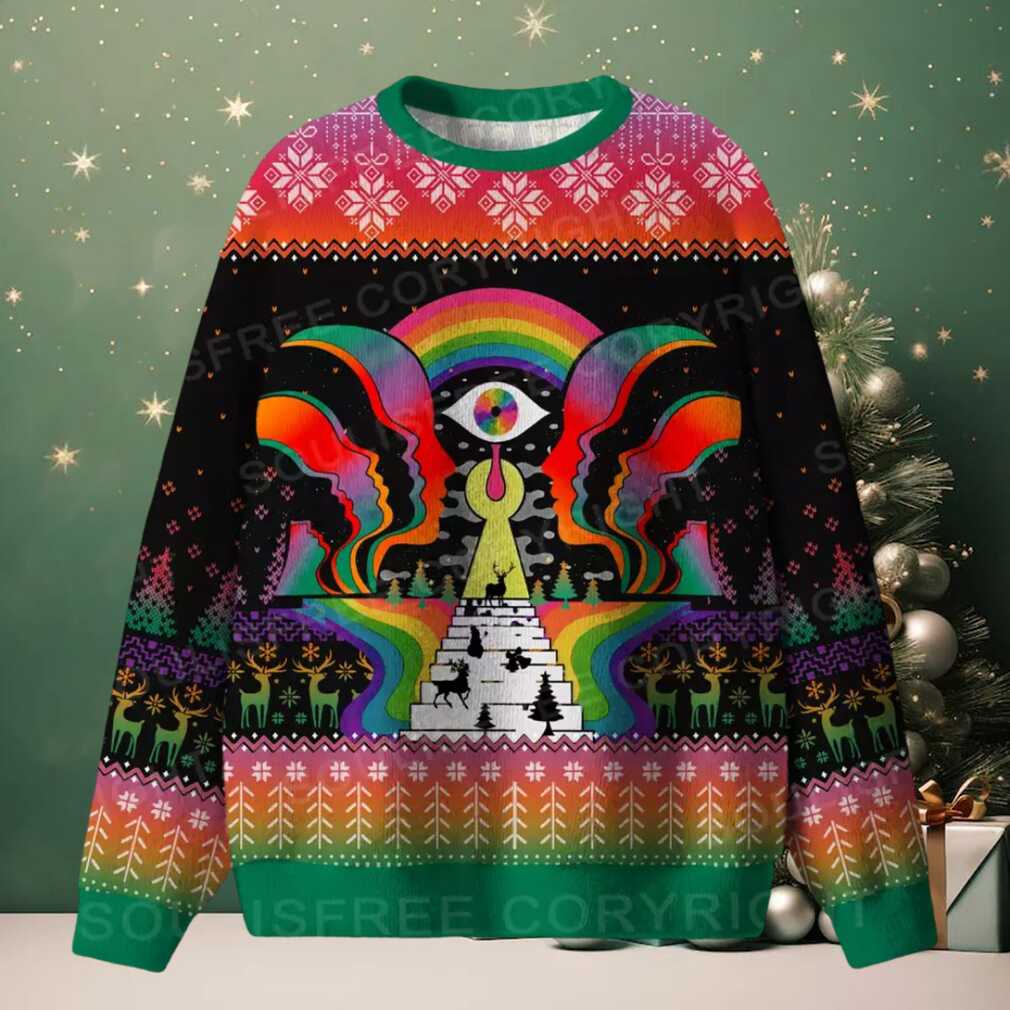 Step Into the Mind Ugly Christmas Knit Sweatshirt Step Into the Mind Ugly Christmas Knit Sweatshirt