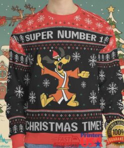 Super Number One Hong Kong Phooey Ugly Christmas Sweatshirt