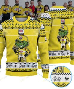 Team Pata Go Eleven WorldSBK × Grinch Ugly Christmas Sweater