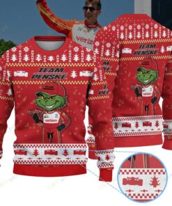 Team Penske Will Power IndyCar × Grinch Ugly Christmas Sweater