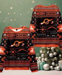 The Mystery Of Black Holes Ugly Christmas Knit Sweatshirt