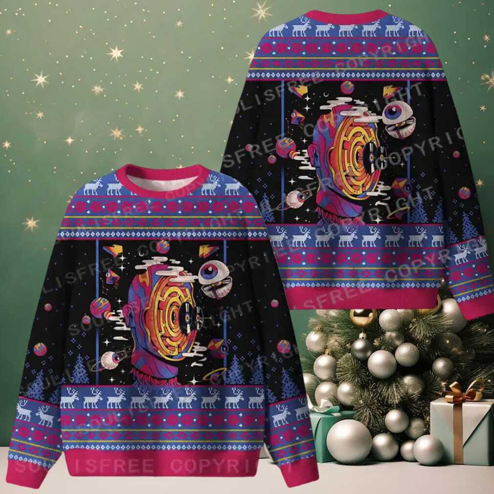 The World Of Music Ugly Christmas Knit Sweatshirt The World Of Music Ugly Christmas Knit Sweatshirt