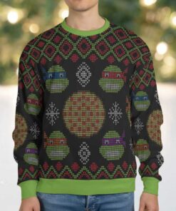 Turtle Power TMNT Ugly Christmas Sweatshirt