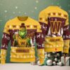 Washington Commanders Grinch With Ball NFL Ugly Christmas Sweater