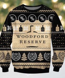 Woodford Reserver Bourbon Whiskey Ugly Christmas Sweater 2025