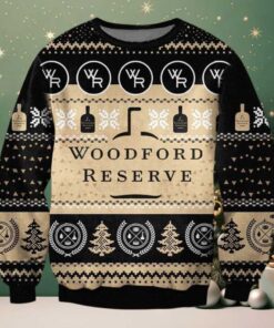 Woodford Reserver Bourbon Whiskey Ugly Christmas Sweater 2025