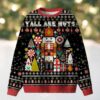 I DO NOT THINK THEREFORE I DO NOT AM Ugly Christmas Knit Sweatshirt