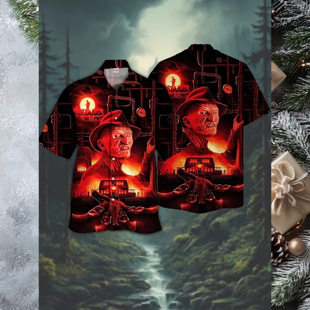 A Nightmare on Elm Street Freddy Krueger Hawaiian Shirt A Nightmare on Elm Street Freddy Krueger Hawaiian Shirt