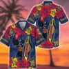 Custom Name Football Fan Summer Hawaiian Shirt