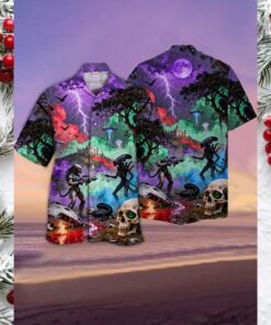 Alien vs. Predator Tropical Battle Hawaiian Shirt