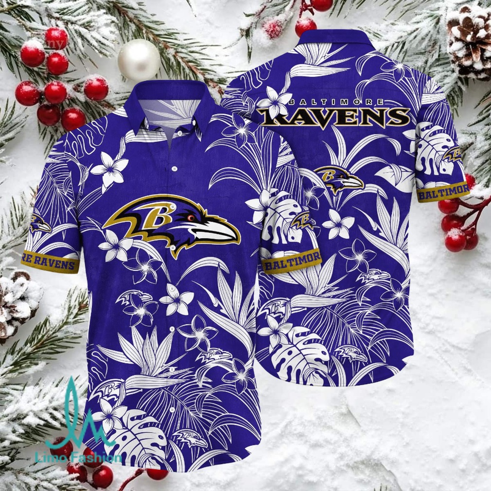 Baltimore Ravens NFL Tropical Hawaiian Shirt Baltimore Ravens NFL Tropical Hawaiian Shirt