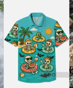 Bones Beach Bash Hawaiian Shirt