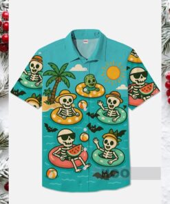 Bones Beach Bash Hawaiian Shirt