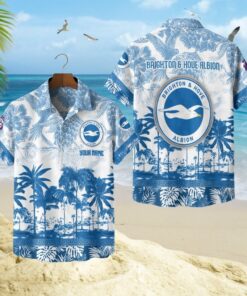 Brighton & Hove Albion FC Personalized Hawaiian Shirt