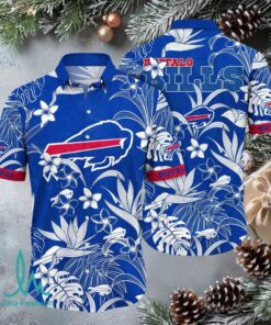 Buffalo Bills Hawaiian Shirt Tropical Aloha Button Up