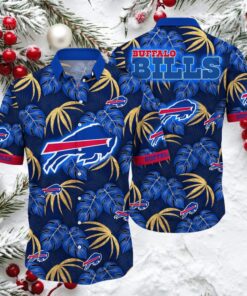 Buffalo Bills NFL Hawaiian Shirt Customized Name Number Floral Tropical Summer