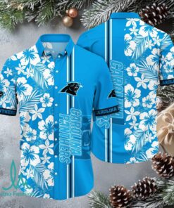 Carolina Panthers Hawaiian Button Up Shirt