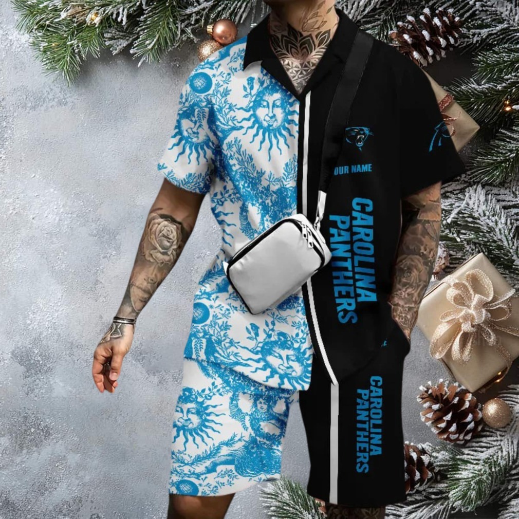 Carolina Panthers Tropical Fusion Hawaiian Shirt Carolina Panthers Tropical Fusion Hawaiian Shirt