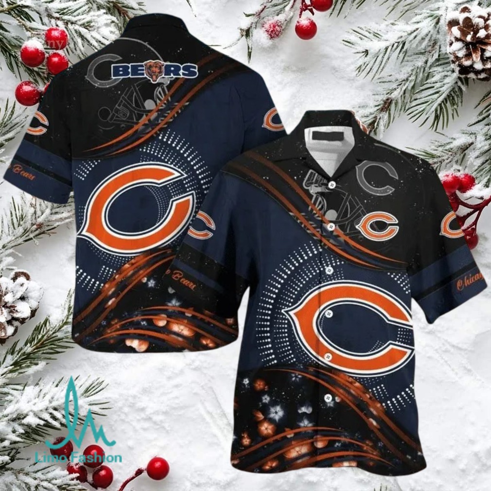 Chicago Bears NFL Hawaiian Shirt, Short Sleeve Button Up Aloha Shirt Chicago Bears NFL Hawaiian Shirt, Short Sleeve Button Up Aloha Shirt