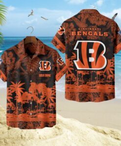Cincinnati Bengals Hawaiian Shirt Tropical Aloha Shirt for Men & Women