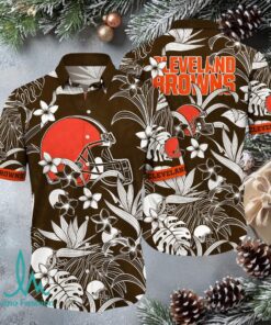 Cleveland Browns Hawaiian Button Up Shirt