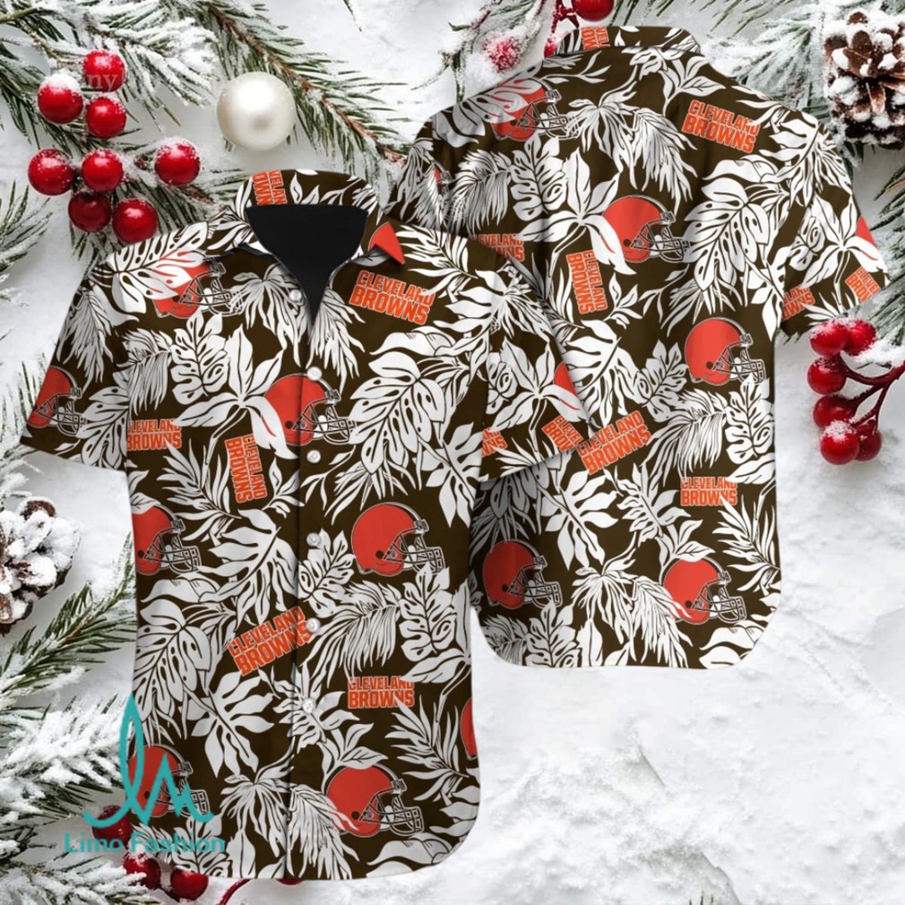 Cleveland Browns NFL Hawaiian Button Up Shirt Cleveland Browns NFL Hawaiian Button Up Shirt