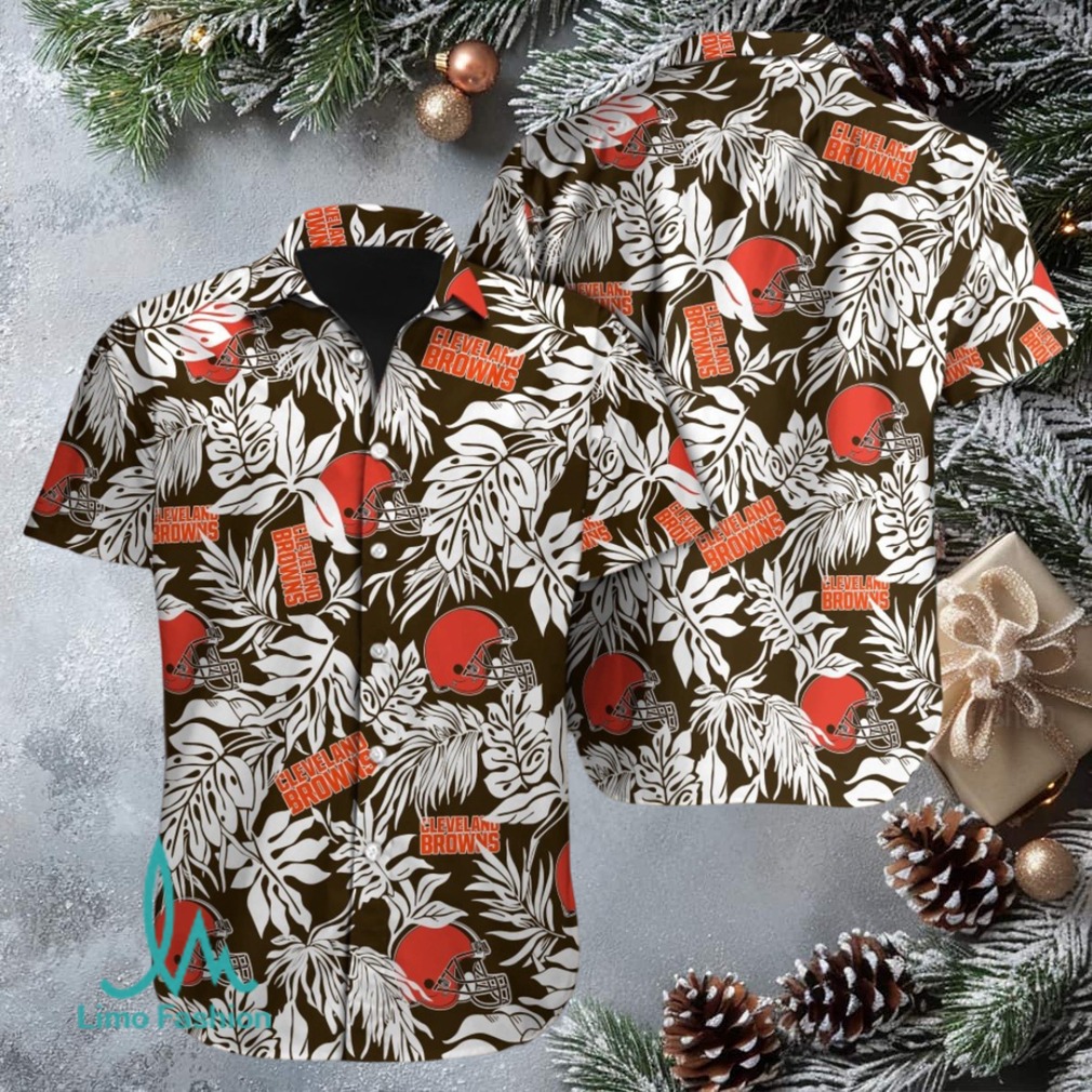 Cleveland Browns NFL Hawaiian Button Up Shirt Cleveland Browns NFL Hawaiian Button Up Shirt