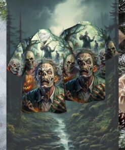 Crypt Keeper’s Luau Horror Hawaiian Shirt