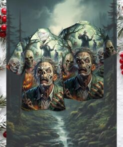 Crypt Keeper’s Luau Horror Hawaiian Shirt