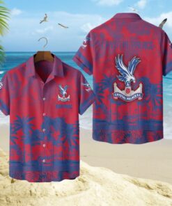 Crystal Palace Fc Blue Flower Ting Hawaiian Shirt Aloha Shirt