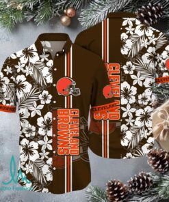 Custom Cleveland Browns Football Fan Summer Beach Hawaiian Shirt